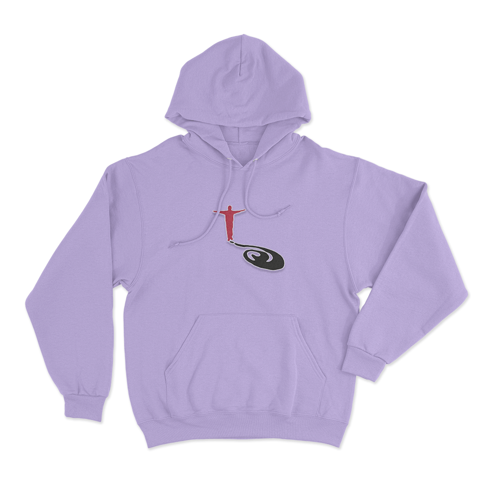 Red Figure Question Mark Unisex Hoodie Purple Red Figure Question Mark Unisex Hoodie Purple