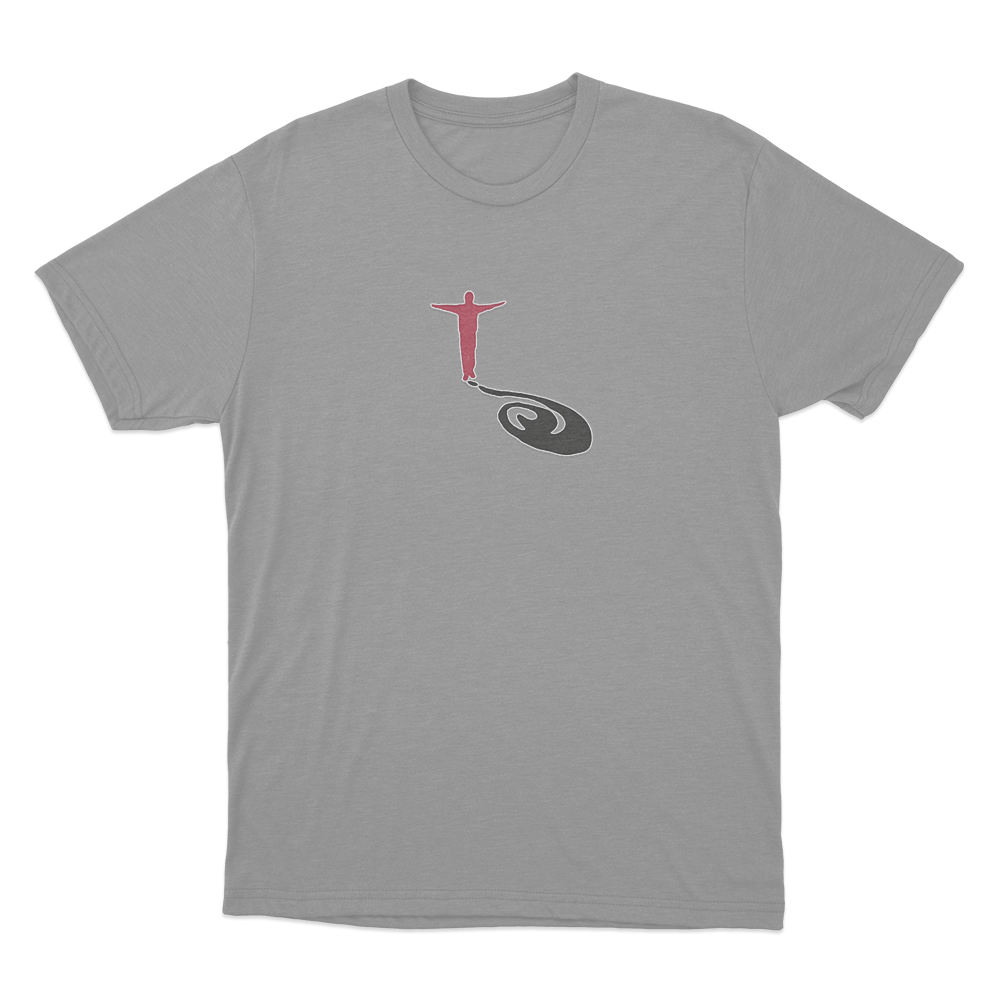 Red Figure Question Mark Unisex T Shirt Grey Red Figure Question Mark Unisex T Shirt Grey