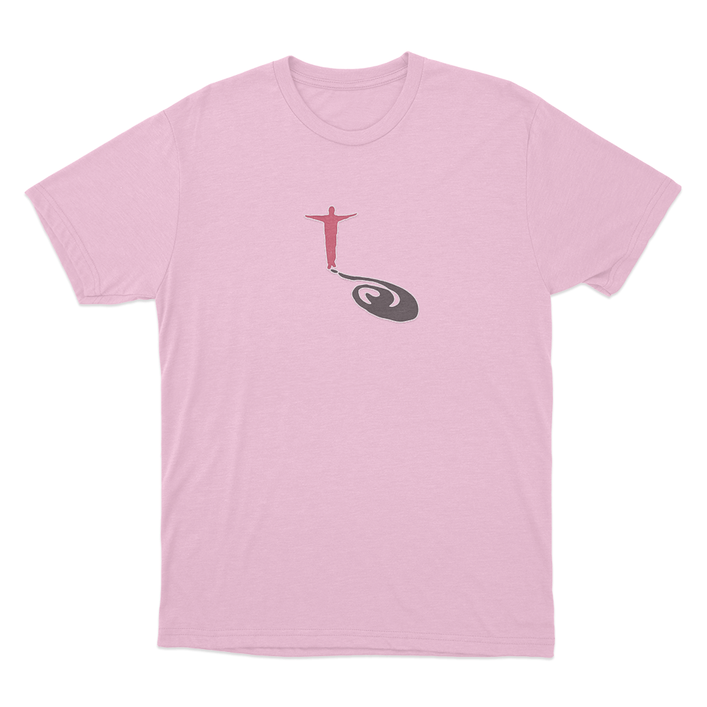 Red Figure Question Mark Unisex T Shirt Pink Red Figure Question Mark Unisex T Shirt Pink