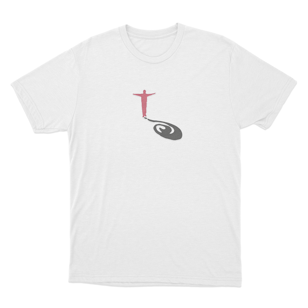 Red Figure Question Mark Unisex T Shirt White Red Figure Question Mark Unisex T Shirt White