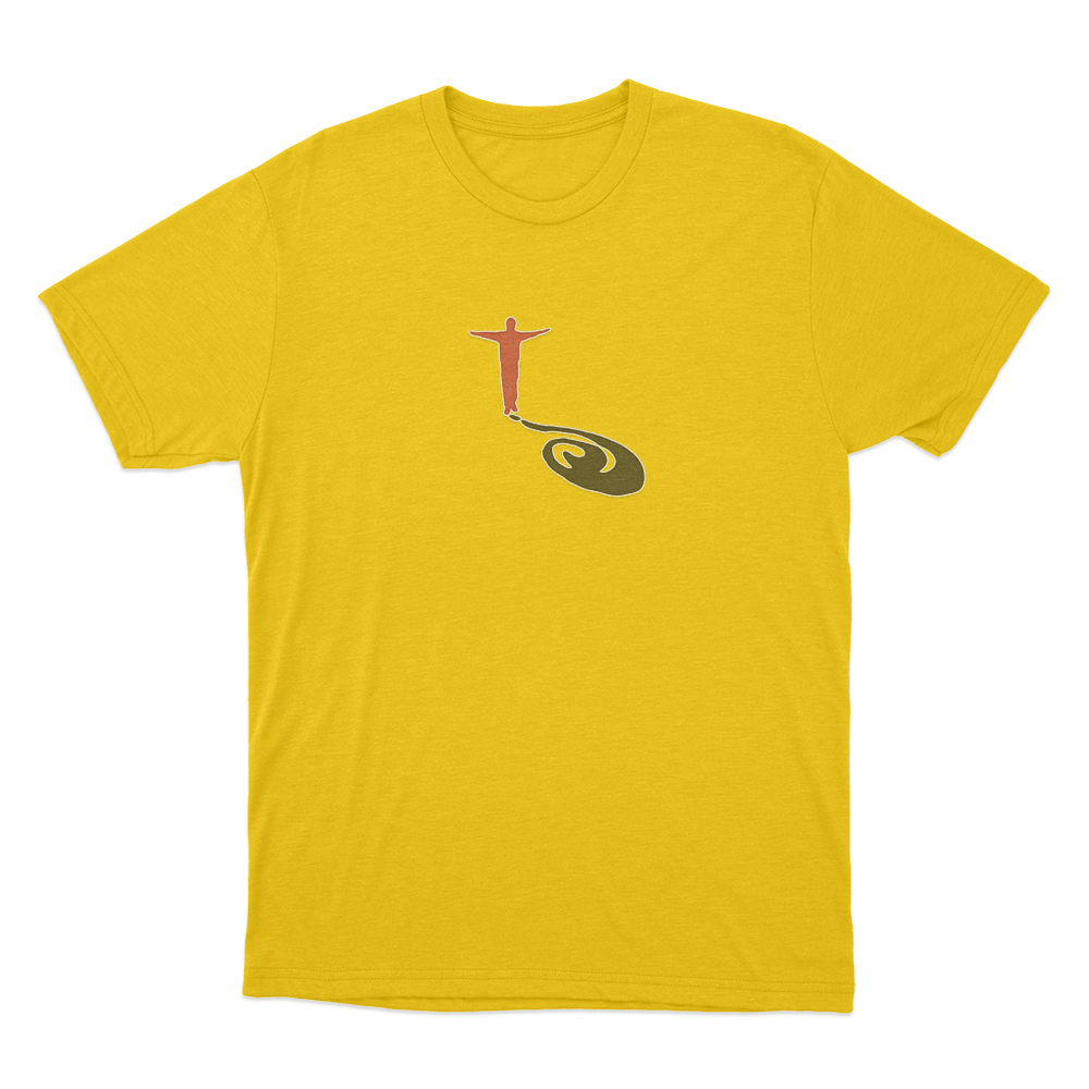 Red Figure Question Mark Unisex T Shirt Yellow Red Figure Question Mark Unisex T Shirt Yellow
